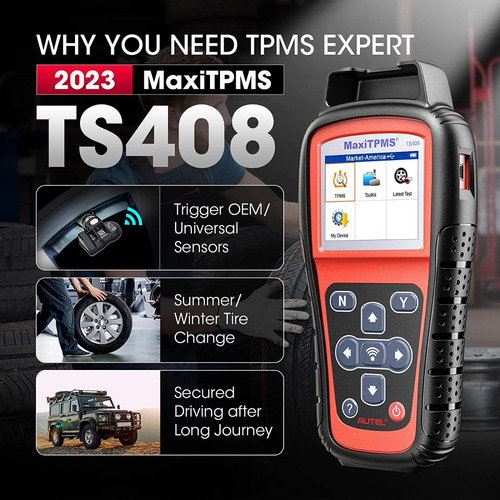 Escaner Autel Maxi Tpms Ts408 - Sensor Original