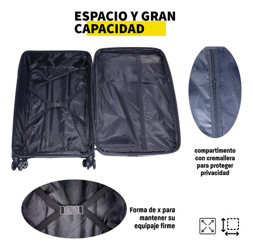 Juego 2 Maletas De Viaje Tela 24 Y 28 Pulgadas 20 Y 25 Kg Azul Oscuro 3002
