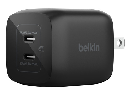 Cargador De Pared Usb-c Doble Con Pps De 45 W Belkin