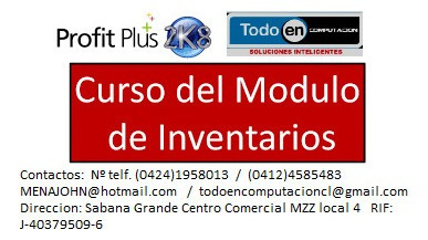 Imagen 2 de 4 de Curso Profit Plus Administrativo Nomina Contable,consultoría