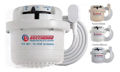 Ducha Electrica Boccherini Fusion Con Manguera Y Graduable.