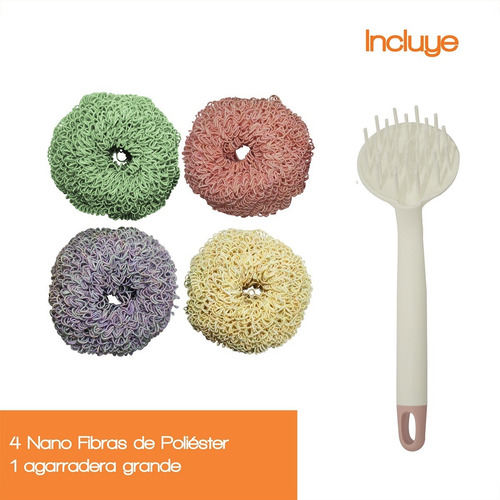 Fibras Para Limpiar Y Tallar - Agarradera Grande