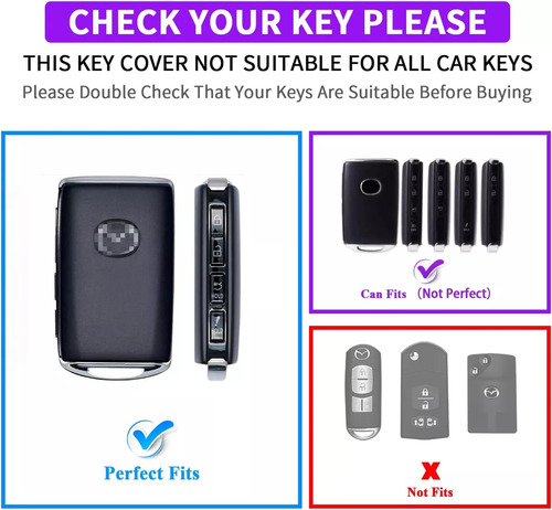 Funda Protectora De Llave Mazda 3 Cx3 Cx5 2020-2023