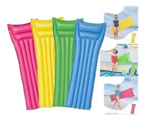Colchon Inflable Salvavidas Alberca Piscina Playa Play Day