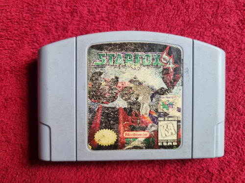 Starfox 64 Cartucho Original Placa Y Label (Usado)