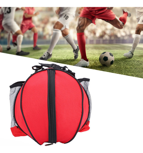 Bolsa De Pelota Roja Portátil For Baloncesto, Fútbol