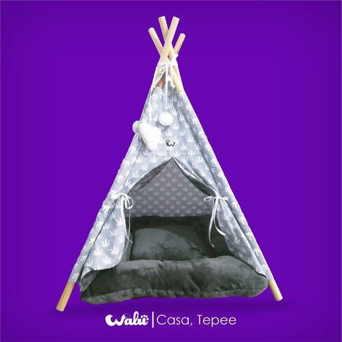 Imagen 2 de 6 de Carpa Tipi Teepee Para Mascotas Pequeño