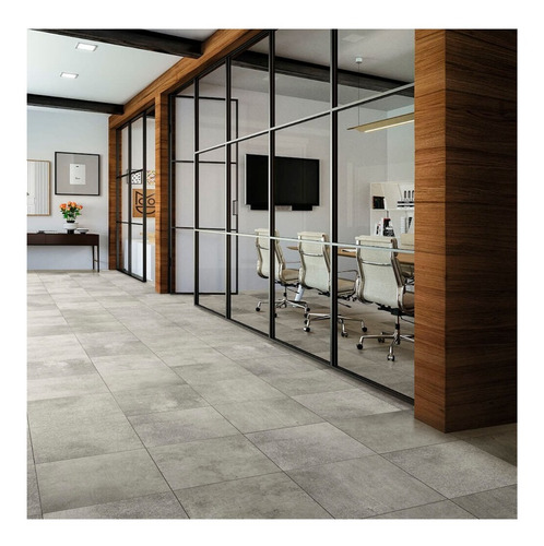 Imagen 1 de 6 de Porcelanato Simil Cemento Ilva Compact 60x60 2da Calidad