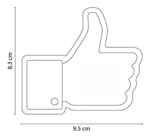 Imagen 3 de 3 de Manita Like Redes Sociales Anti-estres