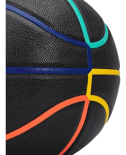 Bola de Basquete Adidas Harden Journey Preta e Colors - Tamanho 7 