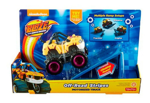 Blaze Vehículo - Auto Stripes Fisher Price - Vamos A Jugar