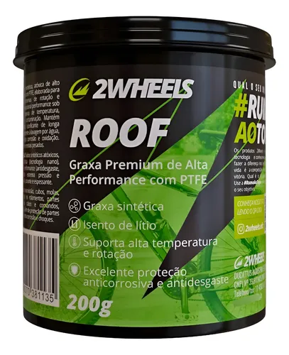 Y1182 gfc GNRF-200 Gloss TBL Burl アウトレット Graxa Sintética Roof Alto Desempenho Premium 200g 2wheels