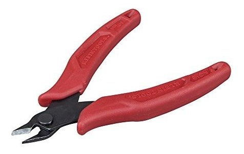 Pinzas De Corte Diagonal De Acero Mango Rojo De 5 Pulgadas