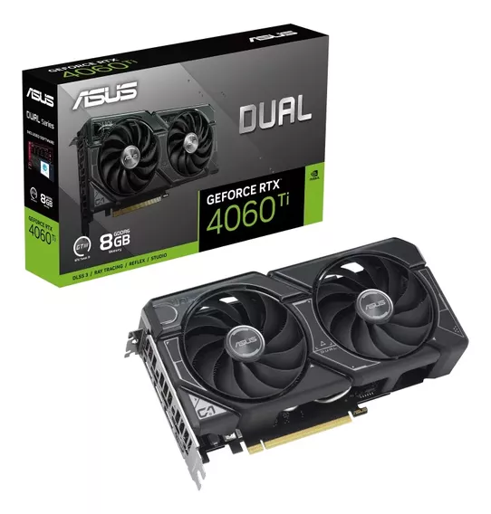 Placa De Video Nvidia Asus Dual Rtx 4060 Ti 8gb Gddr6