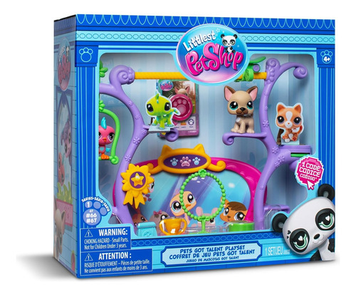 Muñecos Littlest Pet Shop Pets Got Talent Playset - Original