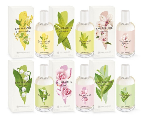 Yves Rocher Perfume Fresco Fraiche Mujer Aroma Madreselva