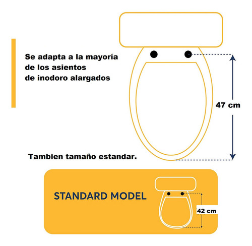 Aumento Baño Wc Discapacitados Elevador Inodoro Universal