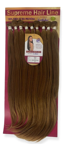 Cabelo Orgânico Bio Proteína Marli Ser Mulher Liso 320 G Cor 27 Loiro Mel