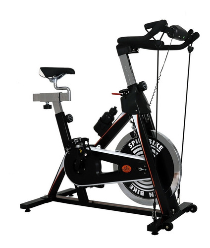 Bicicleta estática Gym Factory Fitness REF SB8001R para spinning color negro