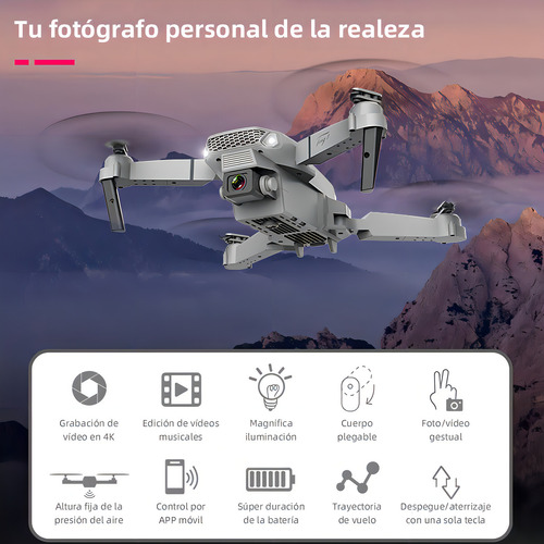Drone Profesional,drone,drones Con Camara,drones Con Camara Profesionales,drone 4k,e88 Pro Drone 4k Con Cámara De Alta Definición Wifi Fpv Drone Plegable 2.4g 6 Axis Rc Quadcopter Altitude Hold
