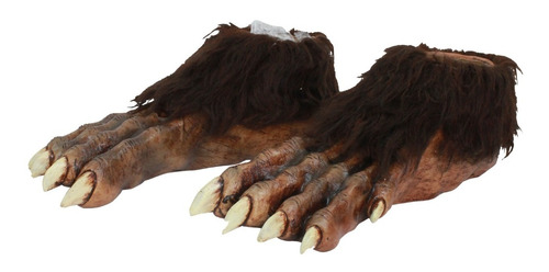 Pies Patas De Hombre Lobo Wolf Feet Deluxe Disfraz Halloween