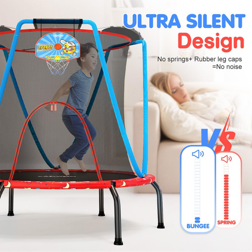 Trampolín De Diseño Sin Brecha De Zupapa Para Niños Pequeños