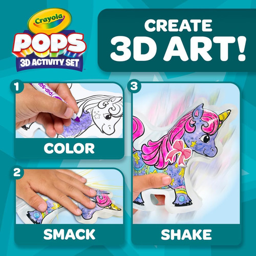 Crayola Pops Personajes Inflables, Set Para Colorear Para Ni