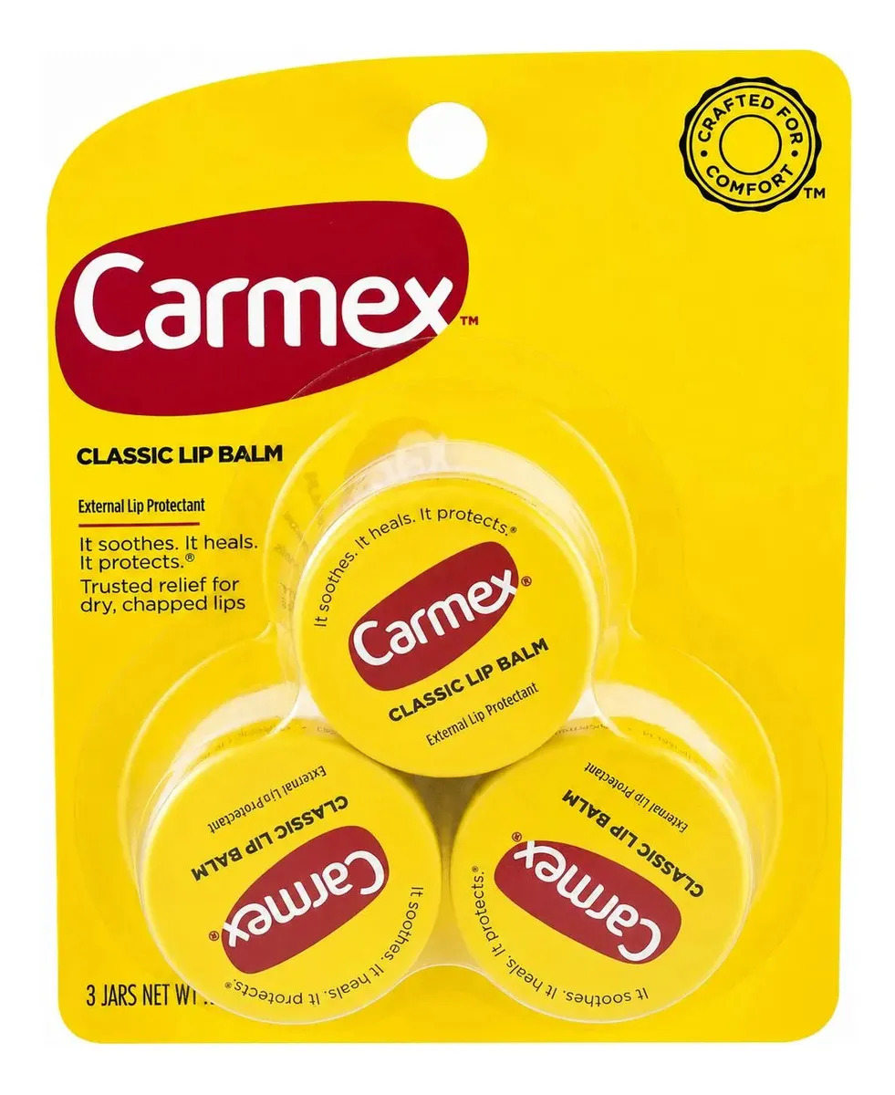 Hidratante labial clásico Carmex x3