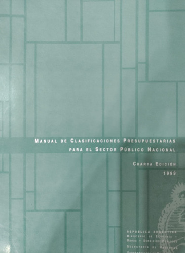 Manual De Clasificaciones Presupuestarias Sector Público-#37