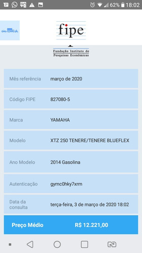 Tenere 250 Yamaha 2014 Abaixo Tabela Fipe,barato,cross,trilh