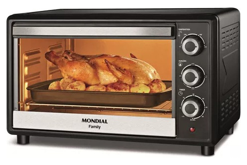 Forno Elétrico Mondial C/ Timer Family 2 Fr-17 36l