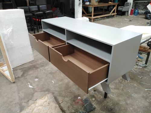 Mesa Para Tv Pantalla Nórdica, Centro De Entretenimiento