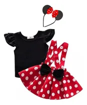 Comprar Fantasia Menina Infantil Menina Minnie Mouse Luxo Com Tiara 