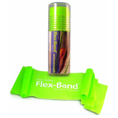 Flexband Extra Fuerte Sin Látex (lima), 6 Pies 5 Pulga...