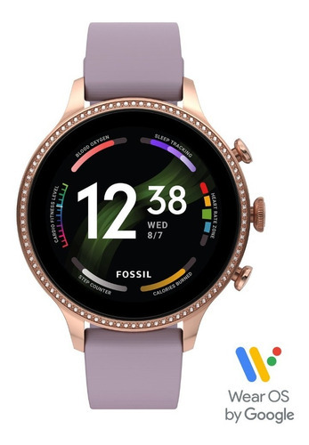 Smartwatch Fossil Gen 6 Mujer Silicon V Color De La Caja Oro Rosa