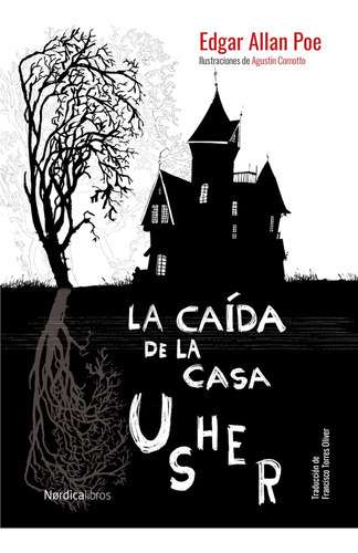 CAÍDA DE LA CASA USHER (ED. CARTONÉ), LA (Nuevo) - EDGAR ALL, de EDGAR ALLAN/ MOLINA  EDU POE. Editorial Nordica, tapa blanda en español