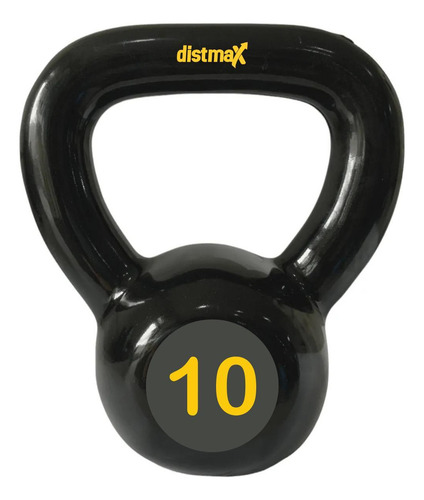 Pesa rusa engomada 10 Kg - Negra