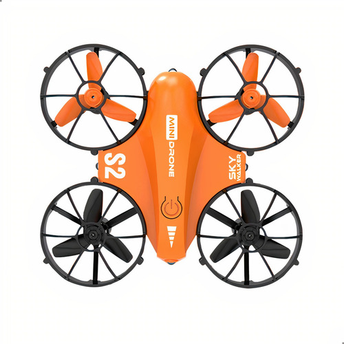 Mini Drone Recreativo Biowit S2 Para Niños Y Principiantes Naranja