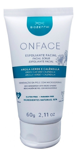 Esfoliante Facial Onface - Biozenthi Tipo de pele Mista