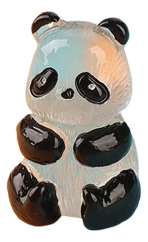 Ci Pequeños Pandas Resina Con Purpurina Figuras Pandas Pe