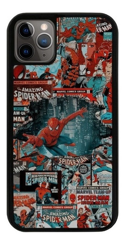 Funda Celular Protector Para iPhone Spiderman Marvel 14
