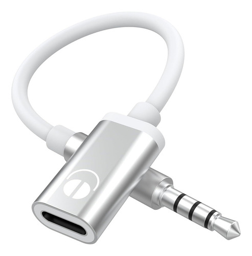 . Adaptador De Cable De Audio Macho A Hembra Tipo C De 3,5