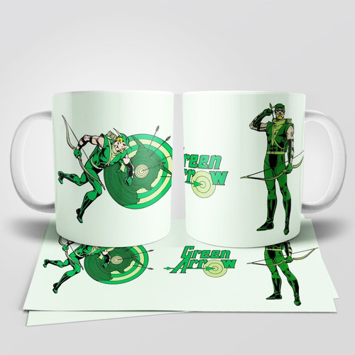 Flecha Verde Green Arrow Taza Tu Propio Estilo #2