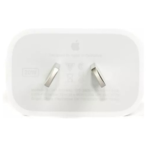 Cargador iPhone 20w Carga Rápida Completo Original