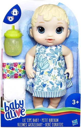 Baby Alive - Bebe Sorbitos Cabello Rubio