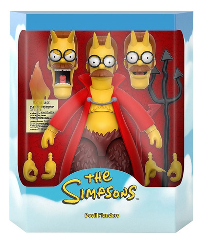 Devil Flanders The Simpsons Ultimates Figura Escala 7 PuLG