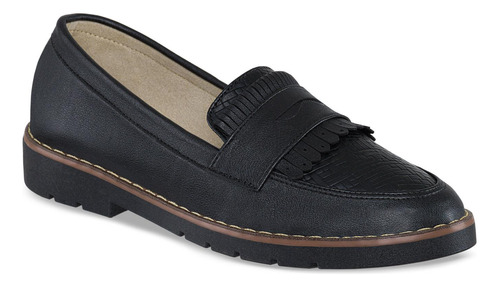 Mocasines Almha Negro Para Mujer Croydon