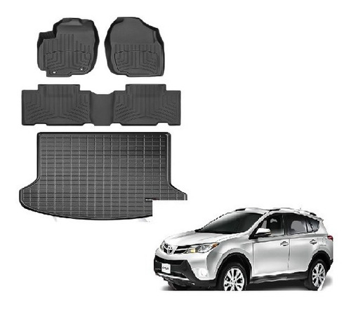 Alfombras Weather Tech Toyota Rav 4 2013-2018 Negro