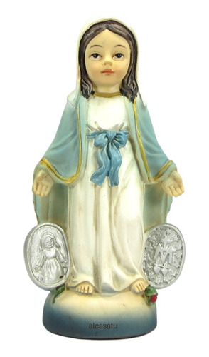 Estatua Juvenil Virgen Milagrosa Bebe 11cm Imagen (italy)