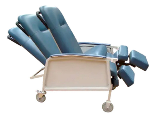 Sillón Reposet Hemodiálisis Con Charola Desmontable Y Ruedas